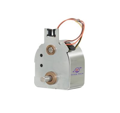 China Double Angle Design 24V DC Electromagnetic Rotary Solenoid Coil Small Lock For Financial Equipment for sale