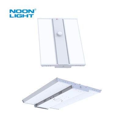 China 95W-125W LED Bay Light Fixture -50kHrs Lifespan White Powder Painted Steel for sale