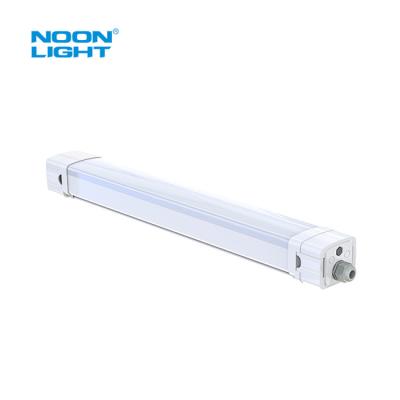 China Motion Activated LED Vapor Tight Light Fixture with Microwave Sensor and Frosted Lens 120° Viewing Angle IP-65 Rated for sale