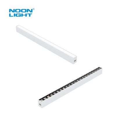 China Aanpasbare 25W Max LED-trunking-lineaire armaturen voor hangende, gemonteerde, ingebouwde installatie Te koop