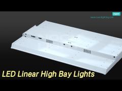 CCT Tunable LED Linear High Bay Lights 165lm/W Motion Sensor For Factory