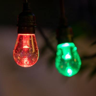 China ETL CE Ultra-Premium Smart Wifi RGB+WW Color Changing Outside Patio String Lights for sale