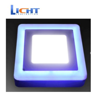 China 2019 Office Hot Selling Easy To Install Included Two Color Change Led Panel Light Square Ceiling Light for sale