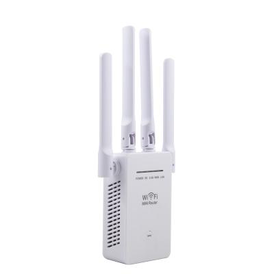 China Home Office Hotel Factory Direct 5G 2.4GHz 1200Mbps WiFi Dual Band Repeater For Signal Extender 300M 1200M wifi wireless repeater for sale