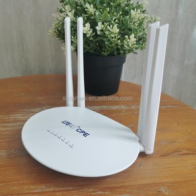 China 300Mbps cat6 CPE router home indoor 4G wifi with sim card slot long range wireless wifi routers for sale