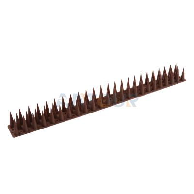 China Sustainable Plastic Anti Cat Bird Control Fence Wall Bird Repellent Spikes Terminal Strip for sale