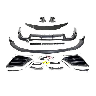 China Material PP PP S Class Auto Parts W223 S63 S450 Upgrade To B Style Front Lip Rear Diffuser W223 Body Kits for sale