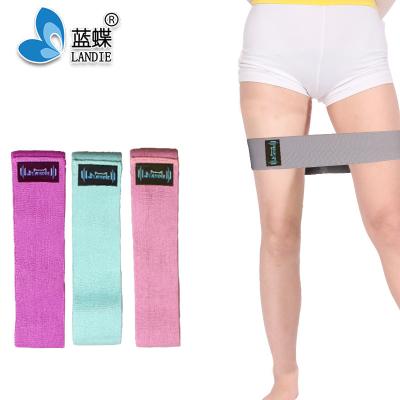 China 70%polyester+30%rubber Resistance Bands Fabric Band For Strength Training Hip Circle Glute Loop Gym for sale