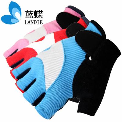 China All Adults Standardized Low Cost Half Finger Golf Gloves for sale