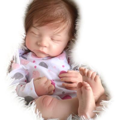 China Hand Painted Baby 16 Inch 1950G Realistic Soft Silicone - Vinyl Bonecas Bebe Reborn Silicona Material Not Doll Finish for sale