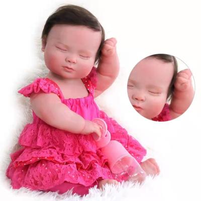 China Doll Limbs Is Beautiful Active Hair Planted Baby - BeBe Reborn 18inch Realistic Lifelike Newborn Soft Silicone Doll Toys Girl Reborn Dolls for sale