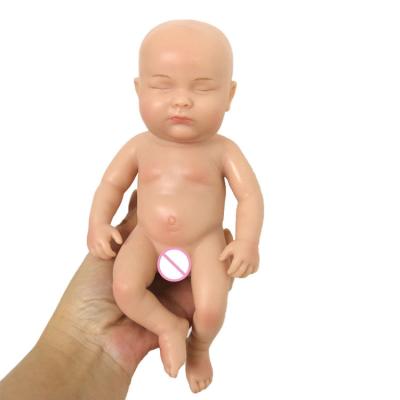 China Realistic 20 Cm Full Silicone 0.4 Kg Kids Baby - Doll Toys Toddler Solid Silicone Reborn Doll for sale