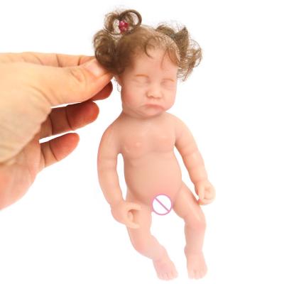 China High Quality Detailed 15cm Little Baby Reborn Miniature Realistic Silicone Hand Painting Mini Newborn Reborn Dolls for sale