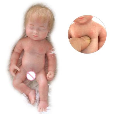 China Realistic Mini 6inches Simulated Infant Baby - Doll Sleeping Reborn Doll Small Interactive Reborn Toy Infant Gift For Baby for sale