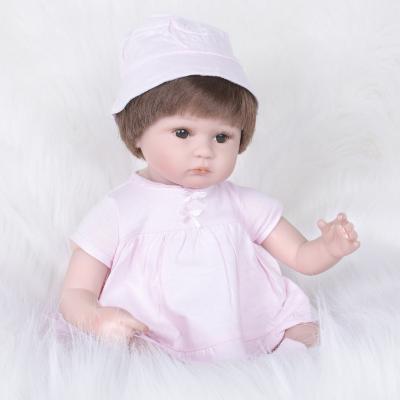 China Doll Limbs is 42cm Soft Handmade Realistic Silicone Vinyl Baby Dolls 11inch Active Reborn Baby Dolls Cute Soft Handmade Lifelike Toys for Girl Children Gift for sale