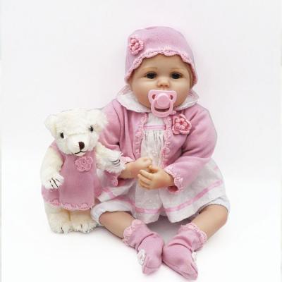 China Doll limbs is real active lifelike soft silicone vinyl baby doll with implanted hair for kids lifelike vinyl doll for sale