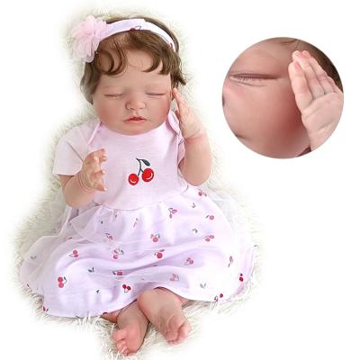 China Doll Limbs Can Be Active 2022 New Design Advanced Painting Dolls For Girls Handmade Baby Rooted Hair High Quality Reborn Doll For Girls Gift for sale