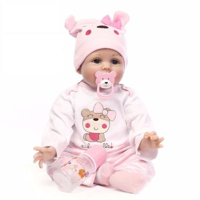 China Doll Limbs is 55cm Lifelike Reborn Baby Dolls Real Silicone Baby Dolls Reborn Adorable Fashion Active Reborn Doll for sale