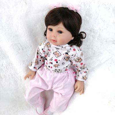 China Doll Limbs is New Design 55cm Reborn Toddler Dolls Active Lifelike Reborn Girl Dolls Babies Toys Realistic Soft Silicone for sale