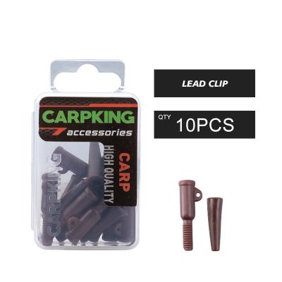 China Quick Change Hair Rig CK3007 CARPKING Accessory Tackle With Rubber Tail Sleeves Carp Anti Fishing Equipment Lead Clips Carp Fishing for sale