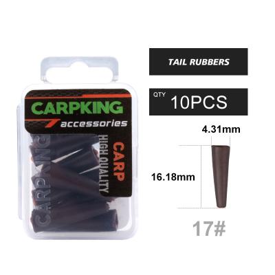 China TPR CK3008 CARPKING Rubber Tail Anti-Tangle Rubber Sleeves Terminal Tackle For Lead Staples Carp Fishing Tackle Accessory for sale