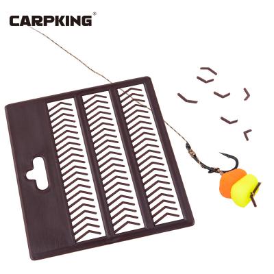 China Keep Your Boilies On Your Rig CK4002 CARP ROI Carp Tackle Boilie Stop Pellet Stops A Plastic Multi Card Brown Use Bait Stopper For Carp Fishing for sale