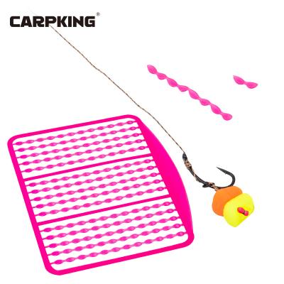 China Keep Your Boilies On Your Rig CK4005 CARPKING 2 Cards Pink Stops For Carp Fishing Tackle Accessories Hair Rig Pop Up Bait Holders Carp Bait Stopper for sale