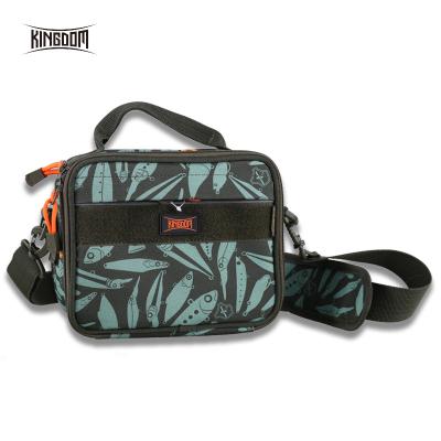 China kingdom 1000D waterproof nylon fishing bags 1000D model LYB10 large size multifunctional detachable shoulder bag capacity waterproof nylon bag for sale