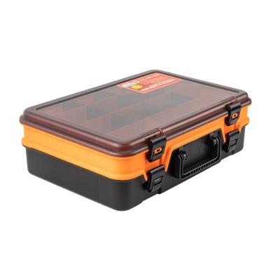 China ABS Plastic Custom 1101 Fishing Box Compartments Fishing Accessories For Lure Hook Box Storage Double Sided High Strength Fishing Tackle Box for sale