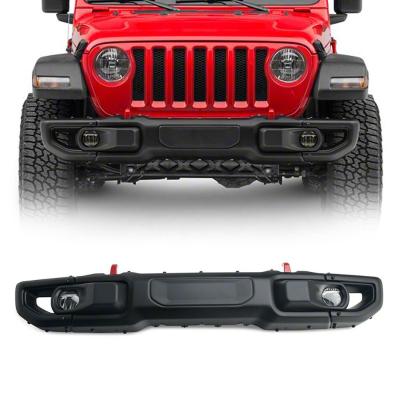 China 10th Anniversary Luxury Front Bumper For Jeep Wrangler JL Offroad Car Parts For Jeep Accessories for sale