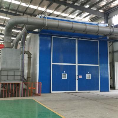 China Building Material Stores CE Approved Manual Operation Sand Blasting Chamber , Sand Blasting Room for sale