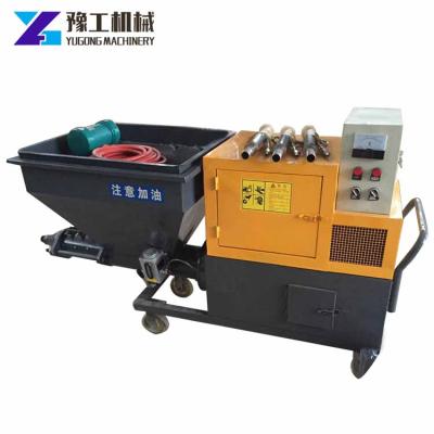 China Powerful Diesel Construction Power Cement Mortar Spraying Plastering Machine for sale