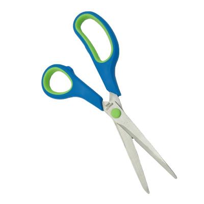 China Soft Handle Stainless Steel Office Scissors Paper Cutting Scissors 8892A for sale