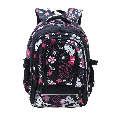 China Waterproof Custome Rolled Cart School Backpack Bags All Over Print Nylon Laptop Backpack For Teenagers for sale