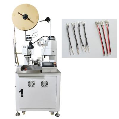 China Multifunctional Fully Automatic Double Wires Two Cores Flat Cable Crimping Machine Flat Wire Crimping Machine for sale