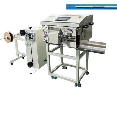 China Multifunctional Full Automatic Flexible Copper Coaxial Medical Wiring Wire Stripping Machine Wire Process Equipment for sale