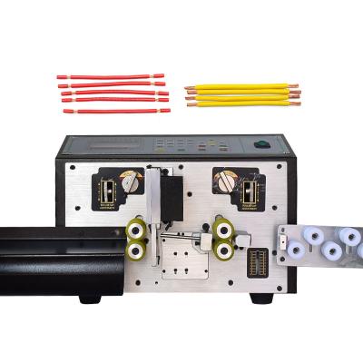 China Automatic Automated PW Cutting Peeling Machine Sheath Wire Stripping Machine 4.5mm Coaxial Cable Peeling Equipment for sale