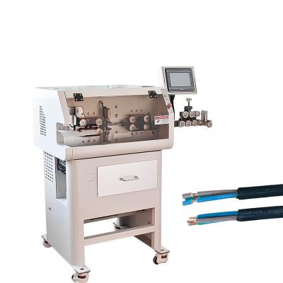 China Multifunctional Full Automatic 70 Square Wire Peeling Machine Cable Thick Sheathed Stripping Machine (5 Core Sheath) for sale