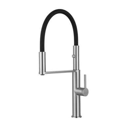 China Thermostatic Faucets Pull Down Faucet 2 Way Single Handle Kitchen SUS304 Flexible Pull-Down Faucet for sale