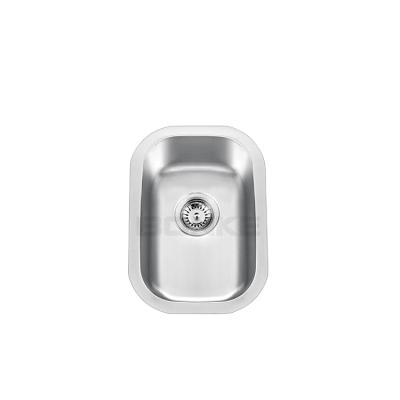 China Without Faucet Kitchen Style Modern Undermount Stainless Steel Sink With 18 Gauge for sale