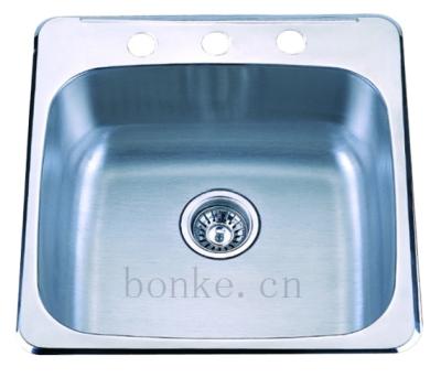 China With Faucet CUPC Stainless Steel Kitchen Sink, KTS2021 American Sink, Single Bowl for sale