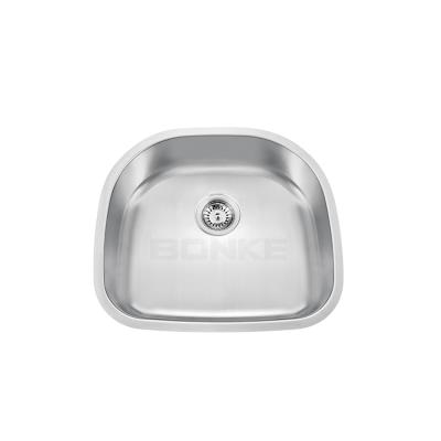 China With faucet above counter kitchen sink (basin) of KL-610, stainless steel kitchen sink for sale