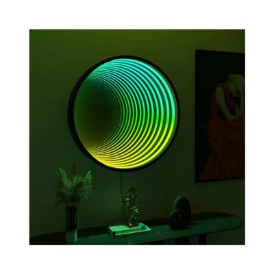 China Domestic Competitive Price Round Mirror Wall RGB Colorful Atmosphere Led Light for sale