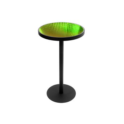 China Wholesale LED Supplier Household Furniture Coffee Table China Party Led Bar Living Room Furniture Modern Metal Iron 75*65*12CM for sale