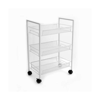 China China Factory Good Quality Metal Hair Beauty Salon Trolley Carts Storage Rolling Trolley for sale