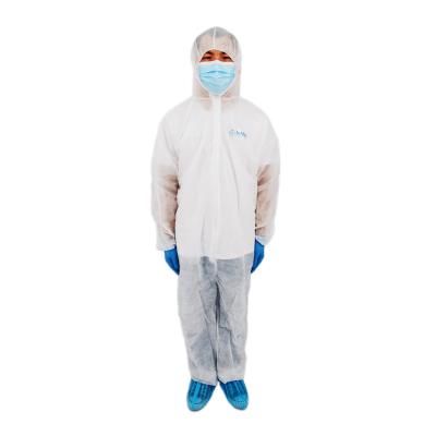 China SBPP Waterproof Disposable Nonwoven Coverall for sale