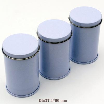 China Recyclable Mini round pocket tin can candy tea tin caddy canister small box for sale