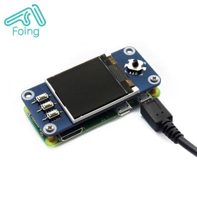 China 128x128 Pixels SPI Interface 1.44inch LCD Display HAT For Raspberry Pi 4/3B+/Zero 65mm x 30.2mm 65mm x 30.2mm for sale