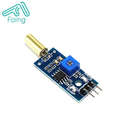 China Gold Digital Angle Sensor Module Ball Switch Vibration Switch Tilt Sensor Module SW-520D 30*16mm Module 30*16mm for sale