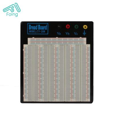 China Solderless breadboard ZY-208 prototype of stainless steel experience 3220 points of good quality stainless steel-copper sheet for sale